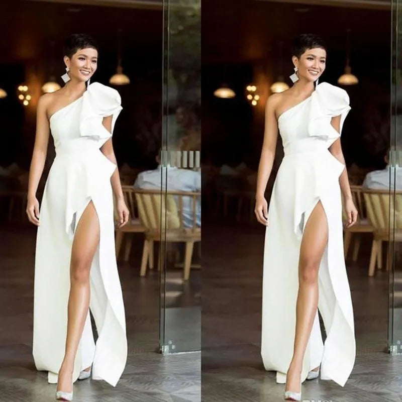 White Long Prom Dress Elegant dresses Classy dresses fg2682