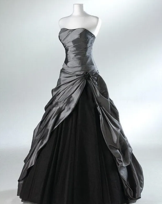 Strapless Long Mother of the Bride Dresses Plus Size Evening Gowns for Wedding Guest fg6708