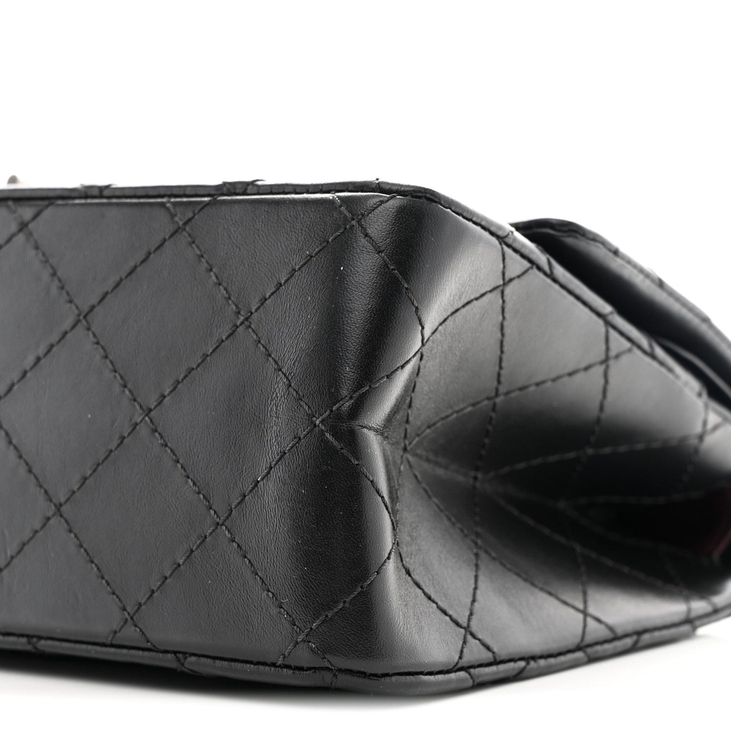 Aged Calfskin Quilted 2.55 Reissue 226 Flap Black