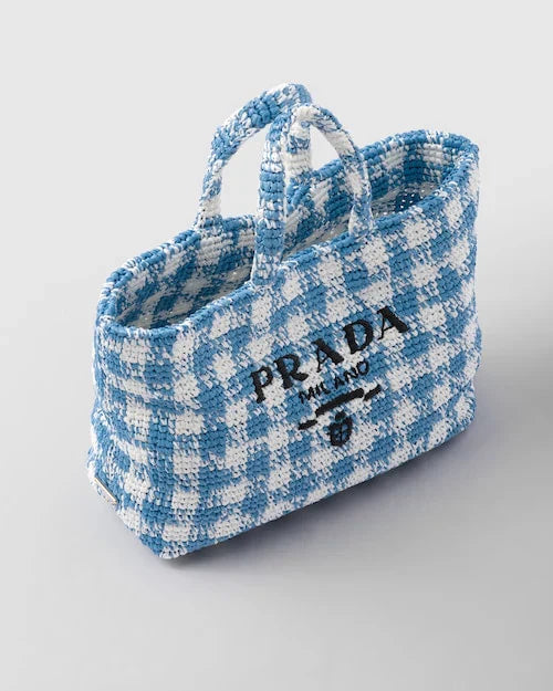 PRADA Large crochet tote bag