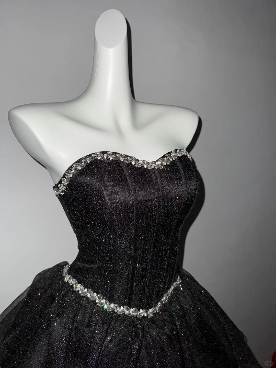 Elegant Homecoming Dress Sweetheart Rinestone Tulle Prom Dress Back to School Outfits Party Dress D6134