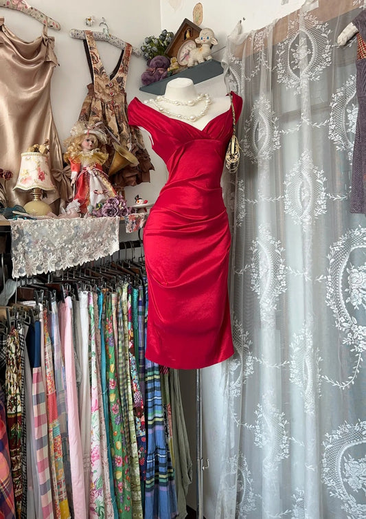 Elegant Homecoming Dress Portrait Pleated Hugging Prom Dress Back to School Outfits Party Dress D6176
