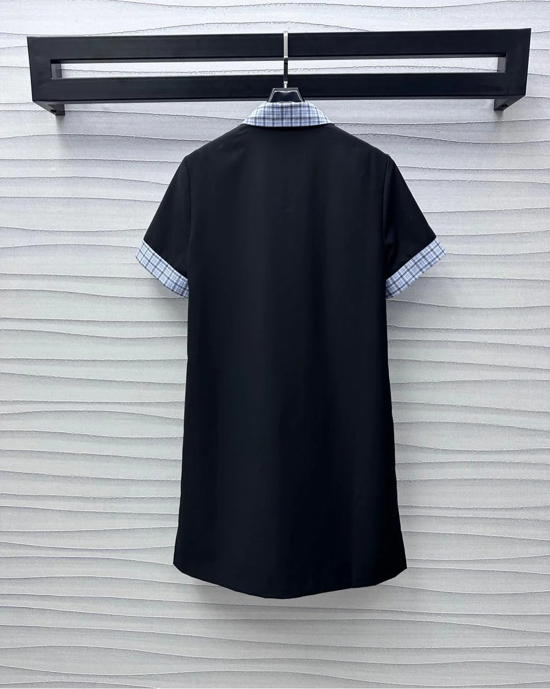 MIU 25S PATCHWORK PLAID DRESS 264573