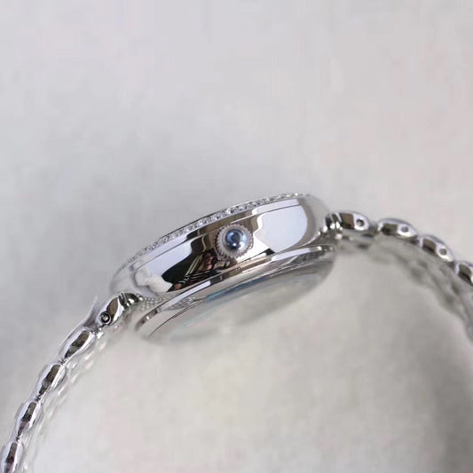 Omega De Ville 32.7mm Diamond Mop Pearl Dial
