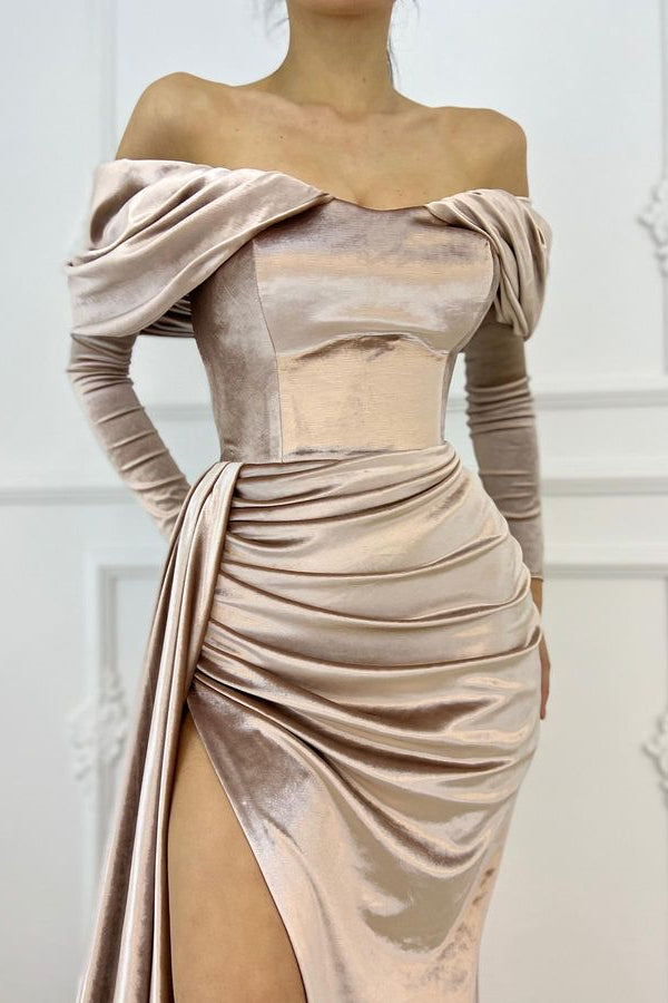 Off-The-Shoulder Mermaid Evening Dress Sweetheart