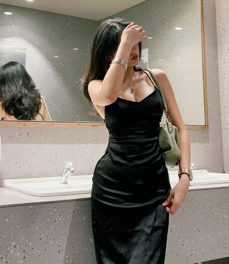 Black Simple Prom Party Dress Long Sexy Evening Dress fg8101