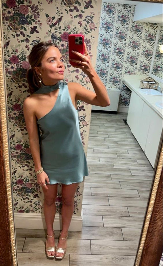 chic short evening dress short party gown fg5854