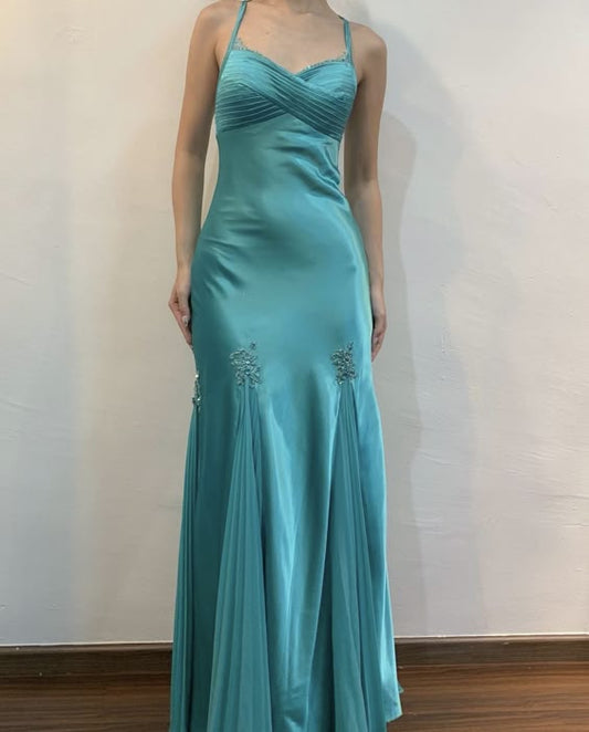 Long Evening Gown Formal Dress Floor Length Dress fg6657