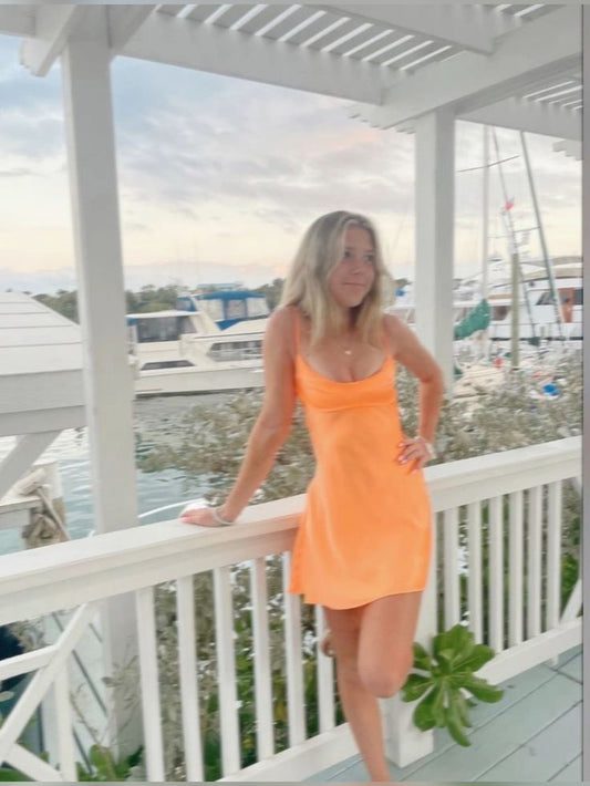 Orange Short Party Homecoming Dress fg6007