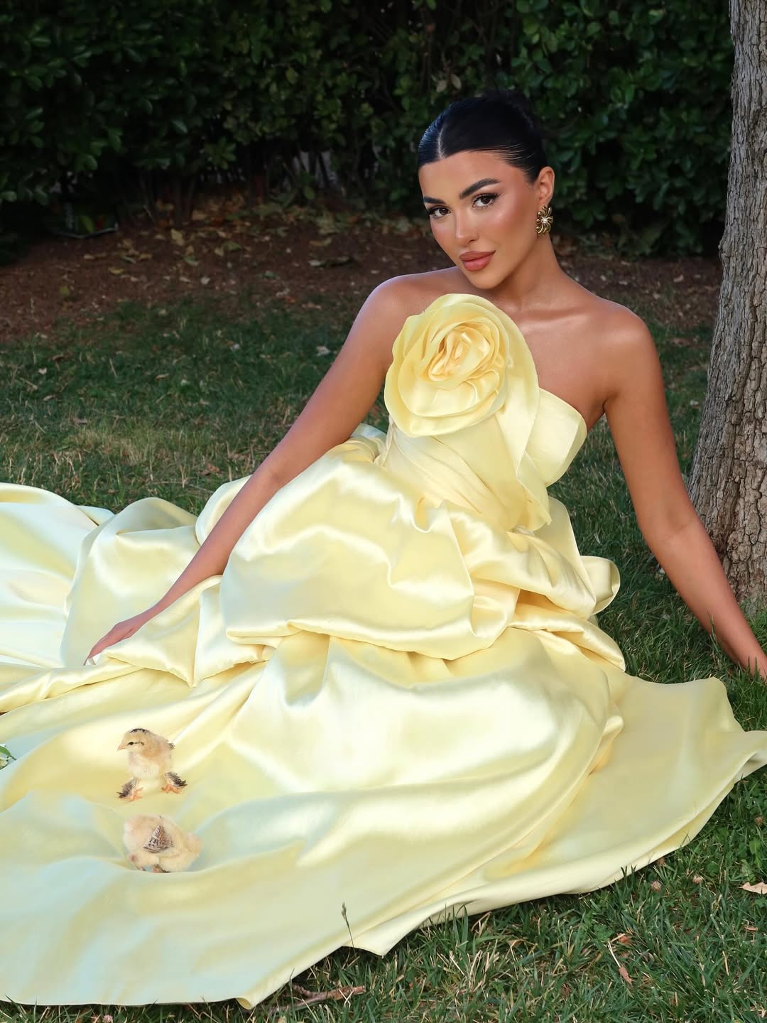 Sleeveless A Line Square Pleated Prom Dress With Handmade Flower