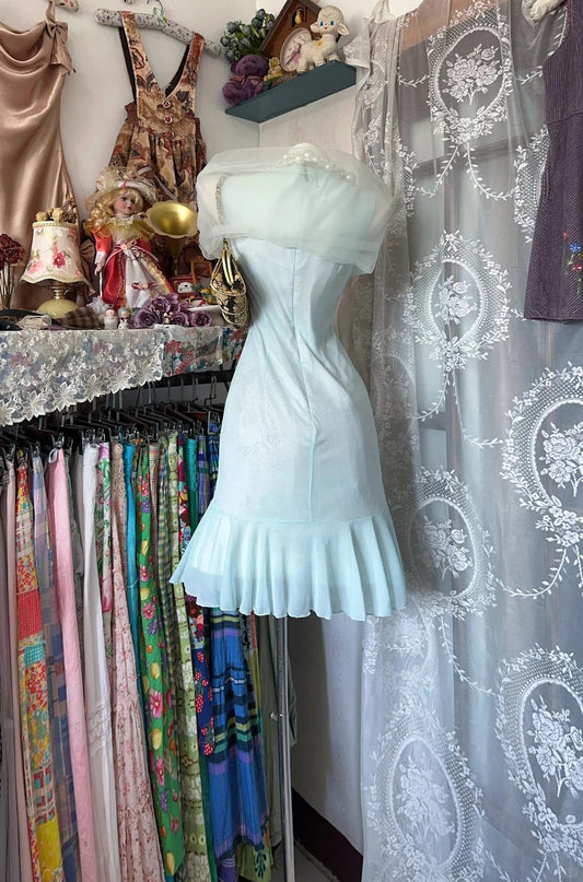 Charming Homecoming Dress Jewel Tulle Stole Flouncing Prom Dress Back to School Outfits Party Dress D6191