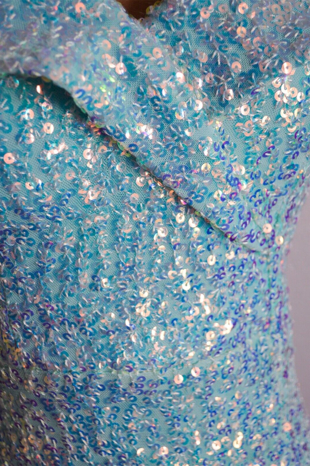 Sparkly Off-Shoulder Mermaid Party Prom Dress With Slit
