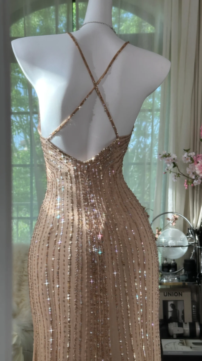 Sexy Mermaid Beading Prom Party Dress 21st Birthday Outfit fg8591