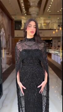 Shining Two Piece Pearl Beading Mermaid Handmake Prom Dress