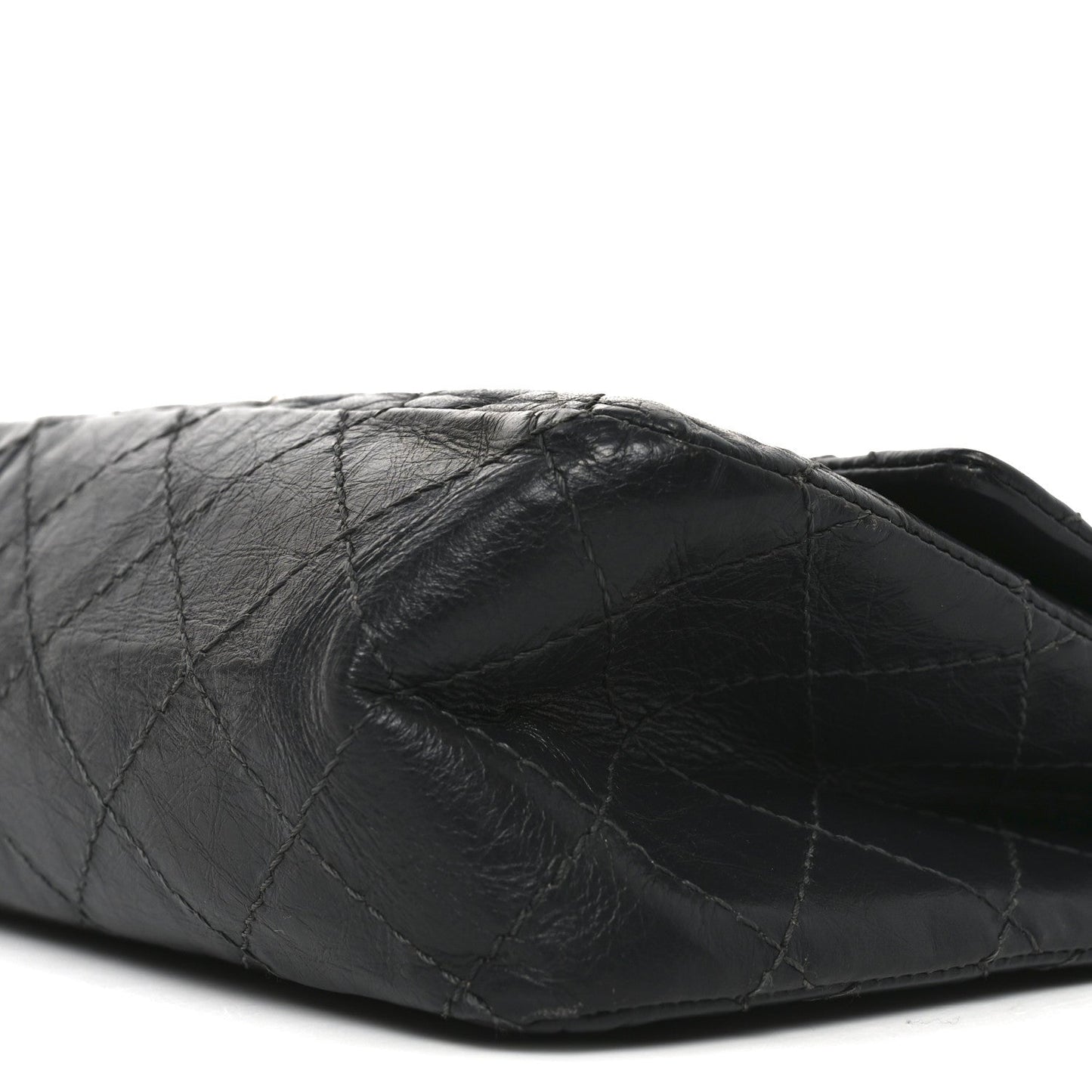 Aged Calfskin Quilted 2.55 Reissue 226 Flap Grey