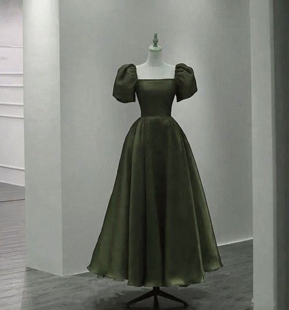 Green a line Prom Dresses fg2517