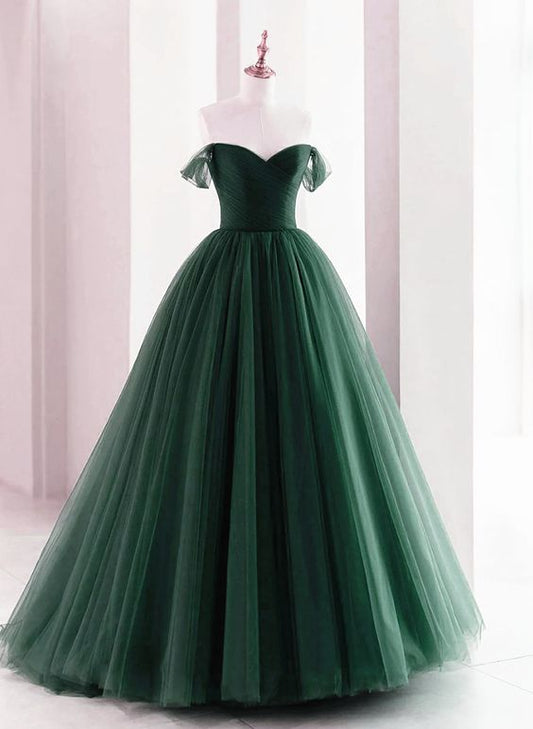 Off Shoulder Sweetheart Long Party Dress, Sweet 16 Dress fg5179