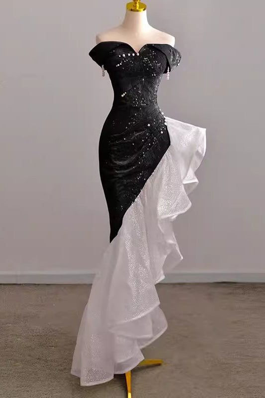 Prom Gown with Sequins, Sparkly Formal Dresses fg5082