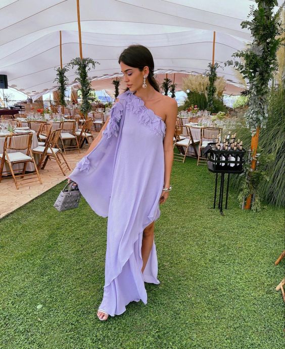 Lilac prom dress Evening Gown Party Dress fg3259