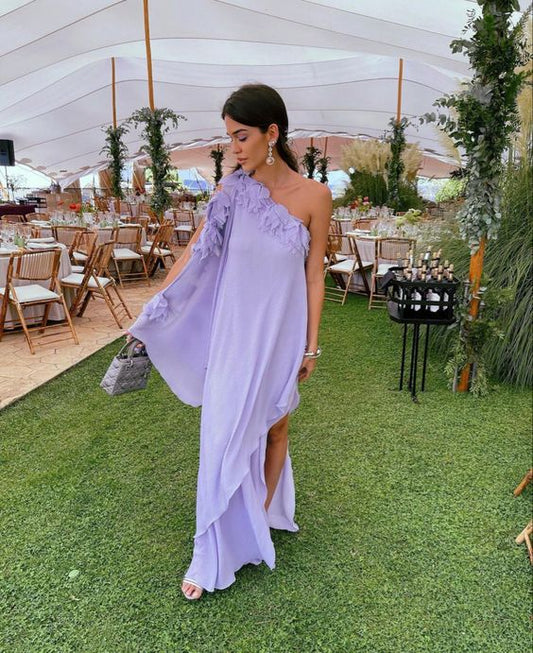 Lilac prom dress Evening Gown Party Dress fg3259