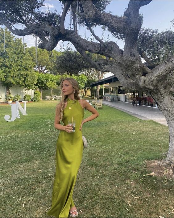 Green Long prom dress Evening Gown Party Dress fg3252