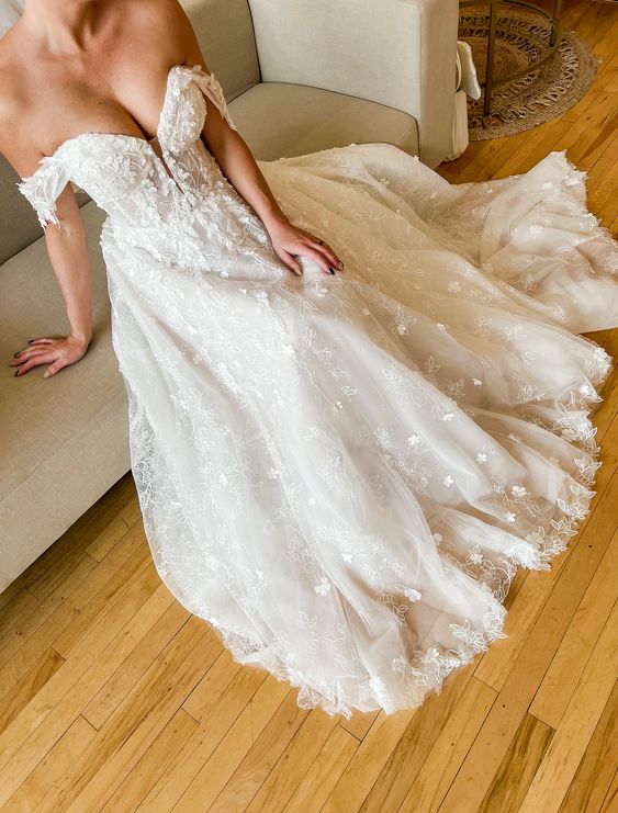 A Line Off-the-shoulder Gown Dress Long Prom Dress Evening Dress fg4303