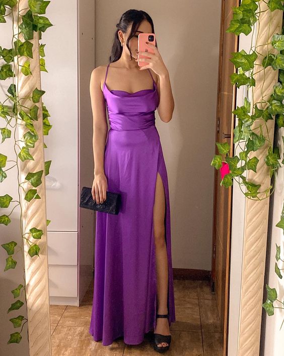 A Line Fashion Long Prom Dress, Formal Evening Gown fg3892