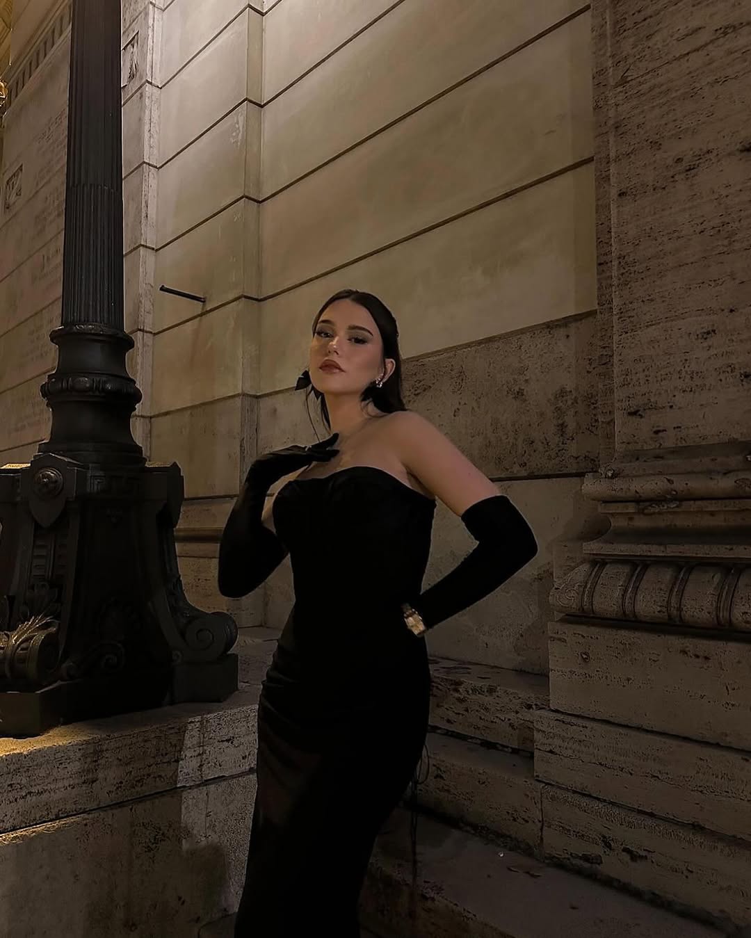 Glamorous Black Long Sleeves Strapless Square Mermaid Prom Dress
