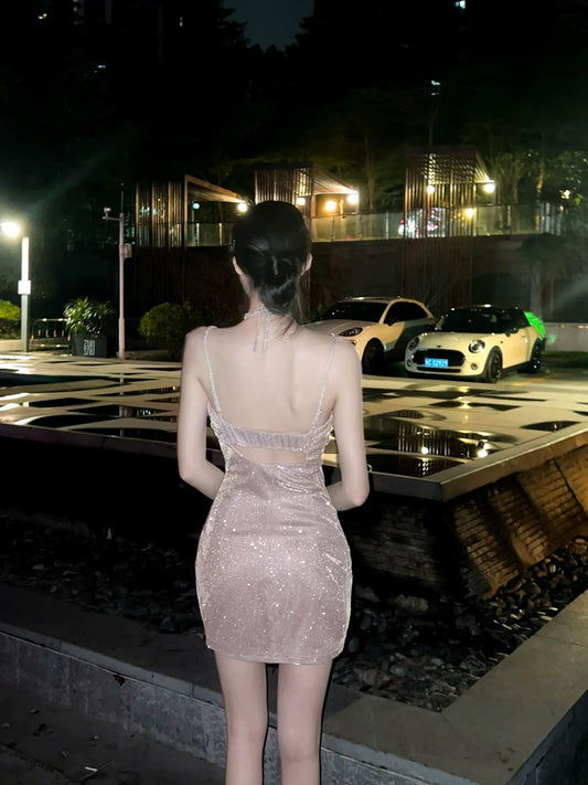 Sexy Shinny Short Evening Dress Cocktail Dresses Short Birthday Party Dress fg7886