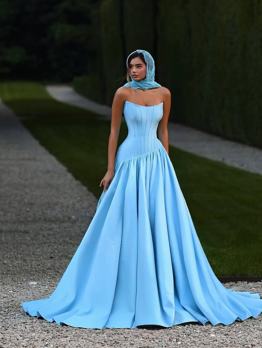 Chic Strapless Sleeveless A-Line Prom Dress With Pleated