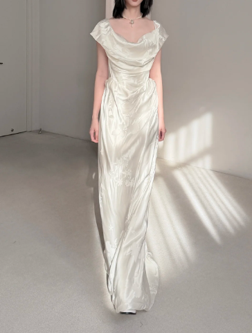 Elegant Simple Wedding Dress Formal Dress Party Dress Birthday Dress fg8692