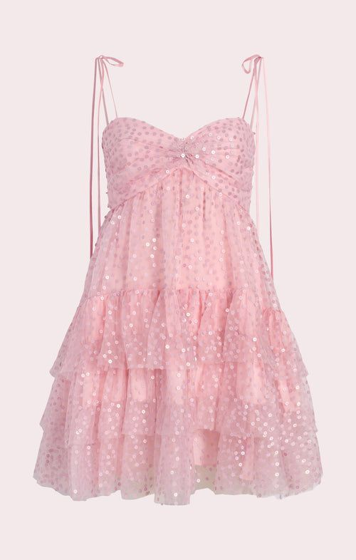 zara pink ruffle tulle dress Pretty Sequin A Line Short Birthday Spaghetti Straps Layered Homecoming Dress S620 – Daisda Pack Quantity:25-Pack Zara Short Black Pleated Plus Sizes-Dresses\-Rompers-Long Sleeve Dresses perfect occasion on her