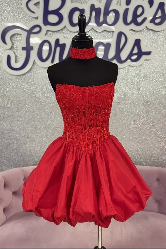 Bateau Sleeveless A-Line Empire Mini Homecoming Dress