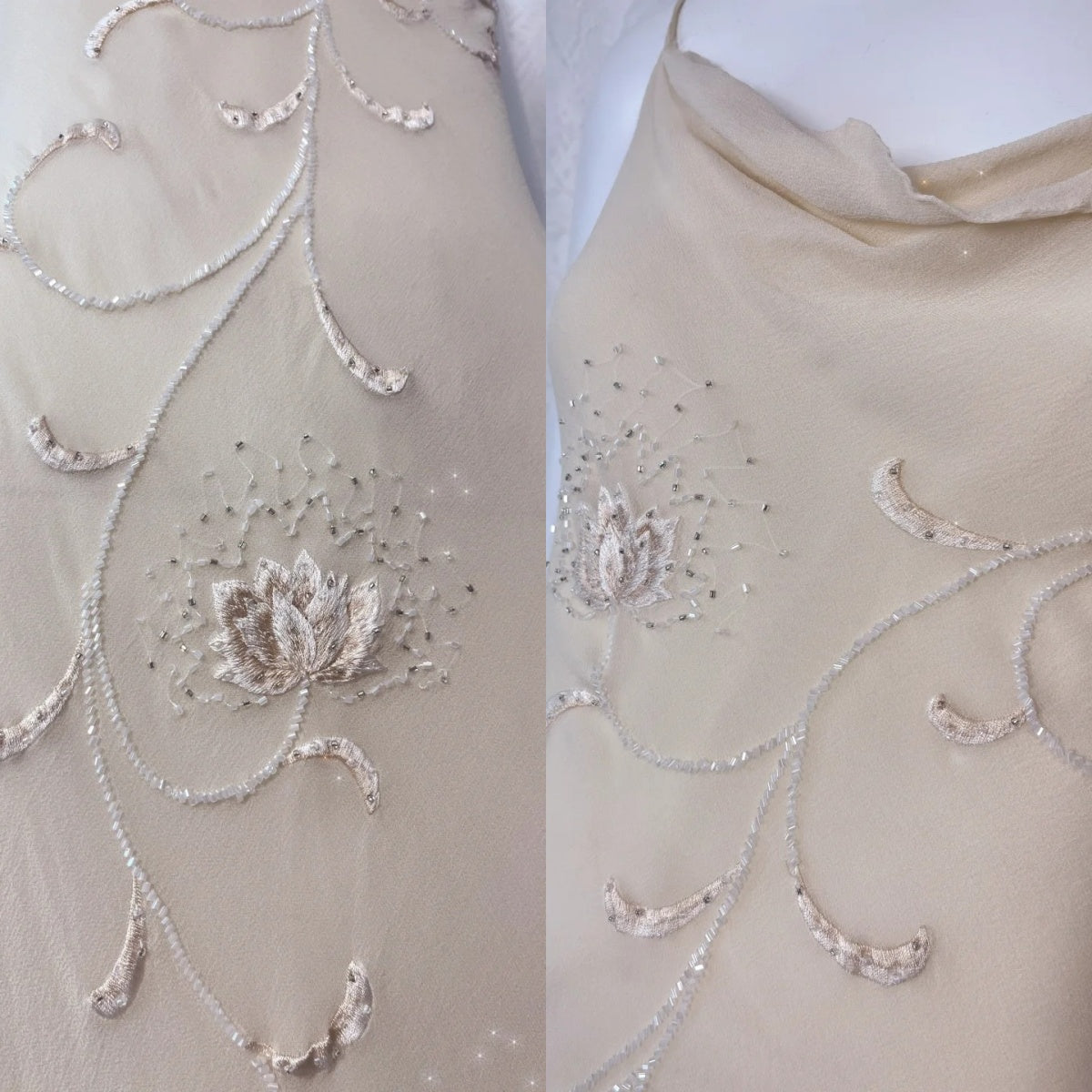 Fairytale White Chiffon Short Prom Dress Vintage Applique Beading Party Dresses HZ1024