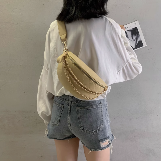 all-match chain Waist bag HZ1024