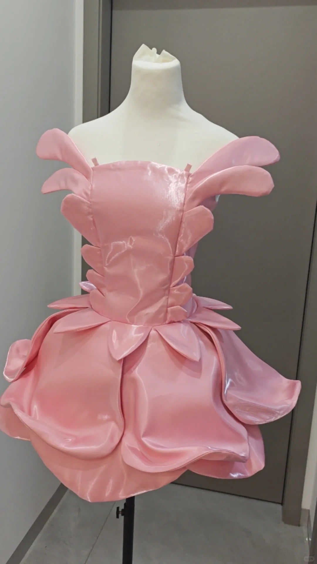 Pink Strapless Short Ball Gown 1 6th Birthday Dress Middle School Hoco Dresses HZ1024