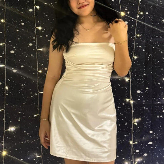Strapless Sheath Short Homecoming Dress Fashion Party Dress Satin 18th Birthday Outfit HZ1024