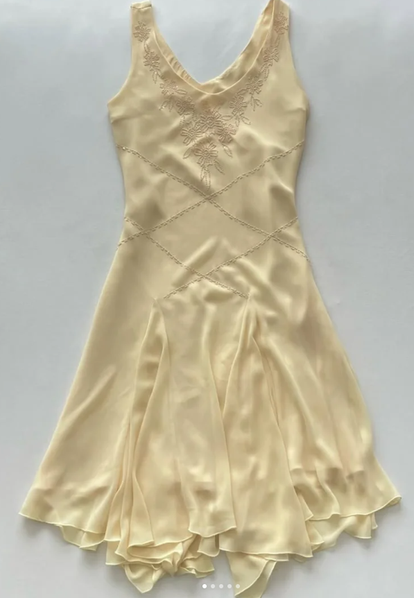 Vintage V-neck Sheath Chiffon Short Prom Dresses Apricot Homecoming Dresses ED04243