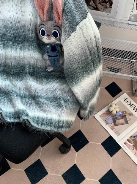 Cute Bunny Loose Long sleeve Sweater ED0456