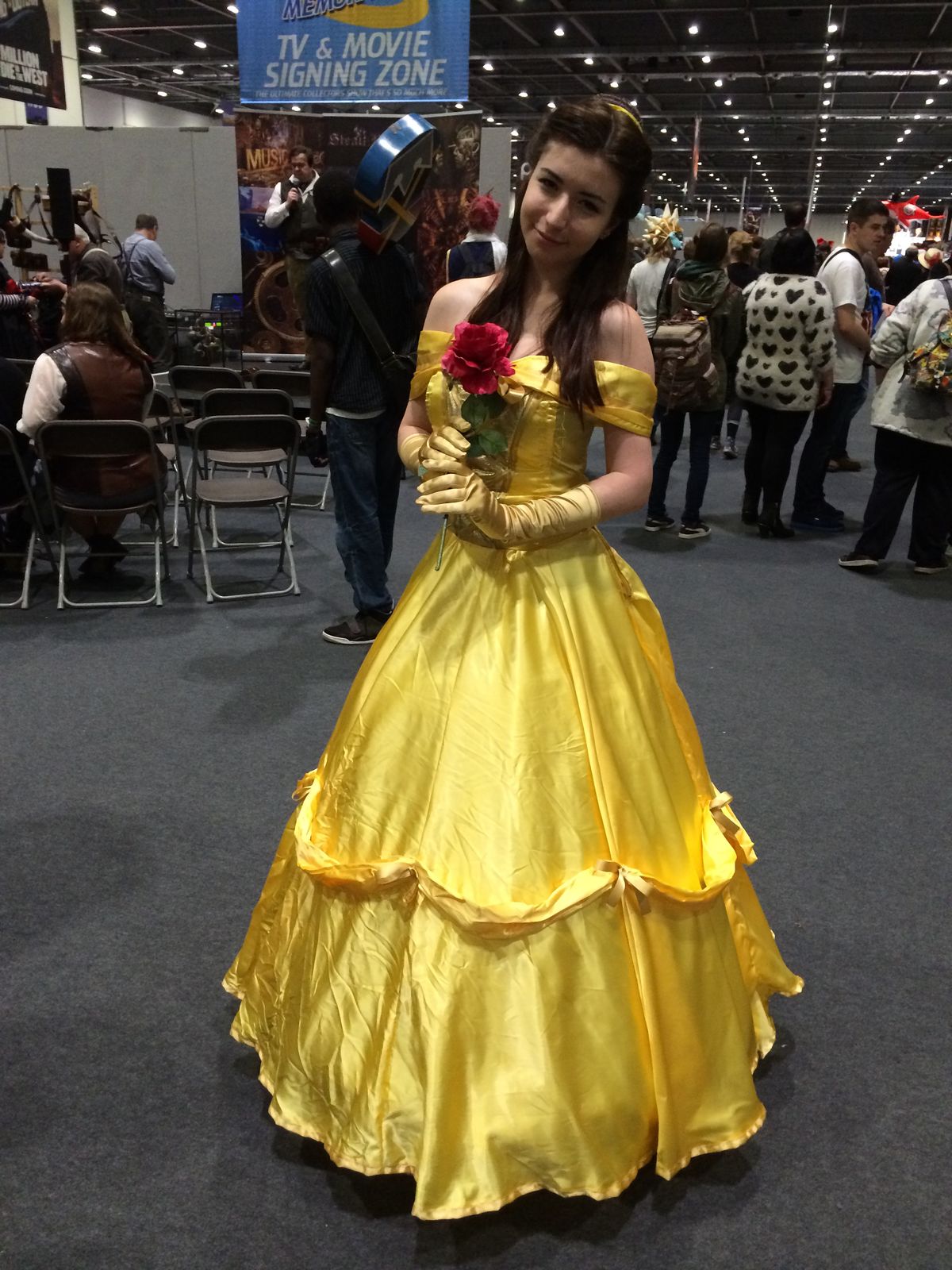 Cute Yellow Long Prom Dresses Off-shoulder A-Line Evening Dresses Satin Sleeveless Formal Dresses ED06082