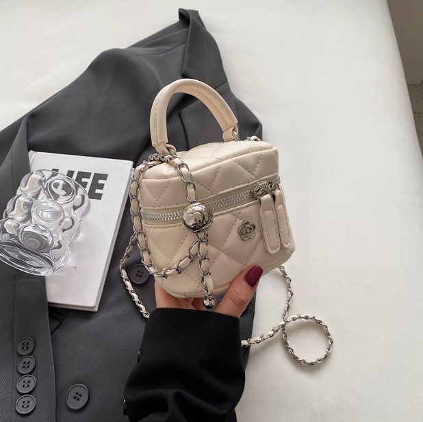 Diamond Embroidery Mini Chain Crossbody Bag Single Shoulder Square Bag ED0854