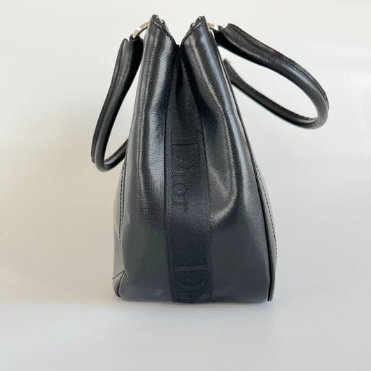 Christian Dior black vintage hardcore handbag
