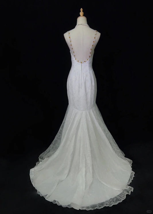 Charming Prom Dress Spaghetti Straps Mermaid Prom Gown Evening Dress Gala Dress Business Dinner Dress D2510