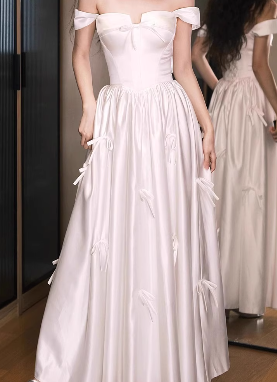Beauty Prom Dress Off Shoulder Pleated Prom Gown Evening Dress Gala Dress D2526