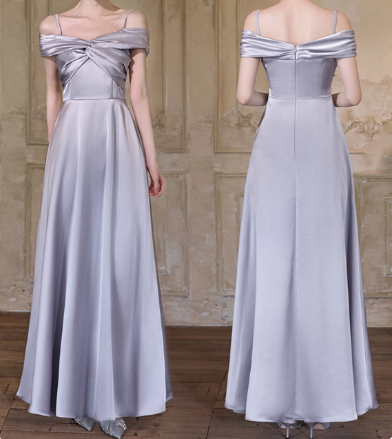 Elegant Bridesmaid Dress A Line Spaghetti Straps Prom Gown Gala Dress Dress Bridesmaid Dress D2536