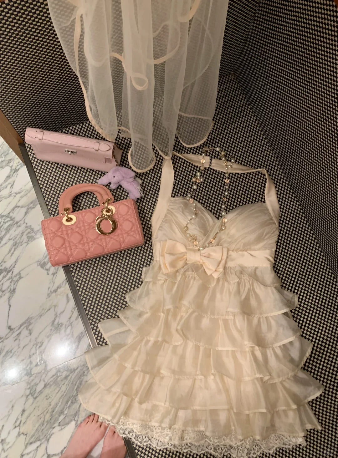 Cute Homecoming Dress Halter Tiered Short Prom Dress Gala Dresses Birthday Party Dress D2703