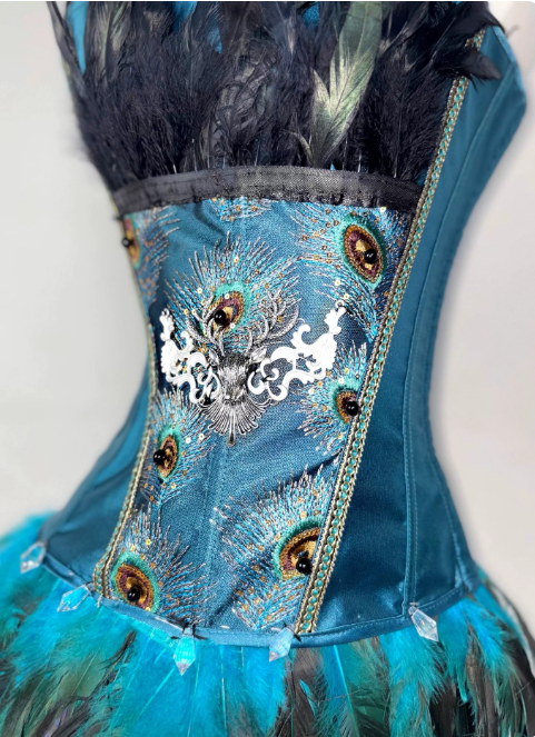 Chic Homecoming Dress Strapless Feather Embroidery Prom Dress Back to School Outfits Party Dress D6117