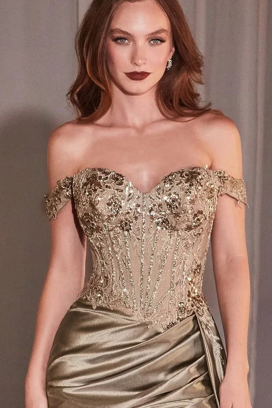 Red Sleeveless Strapless Off-Shoulders Sweetheart Mermaid Prom Dress