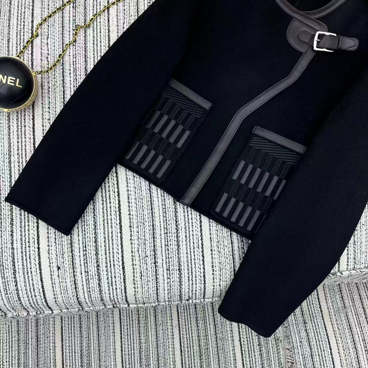 HERMES 25S KNITTED JACKET 053
