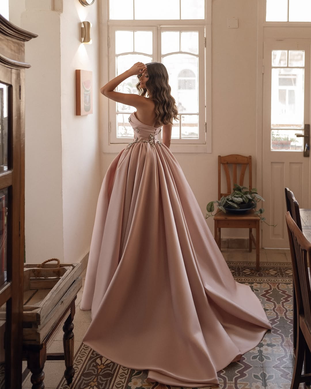 Sleeveless Sweetheart A-Line Pleated Prom Dress With Beads